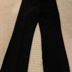 Dressy, Elegant FULLY LINED Black Women's Trousers flat front zip NO Pockets!